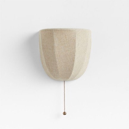 Linen Wall Sconce