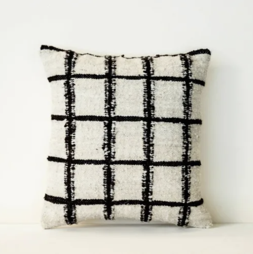 Grid Pillow Cover