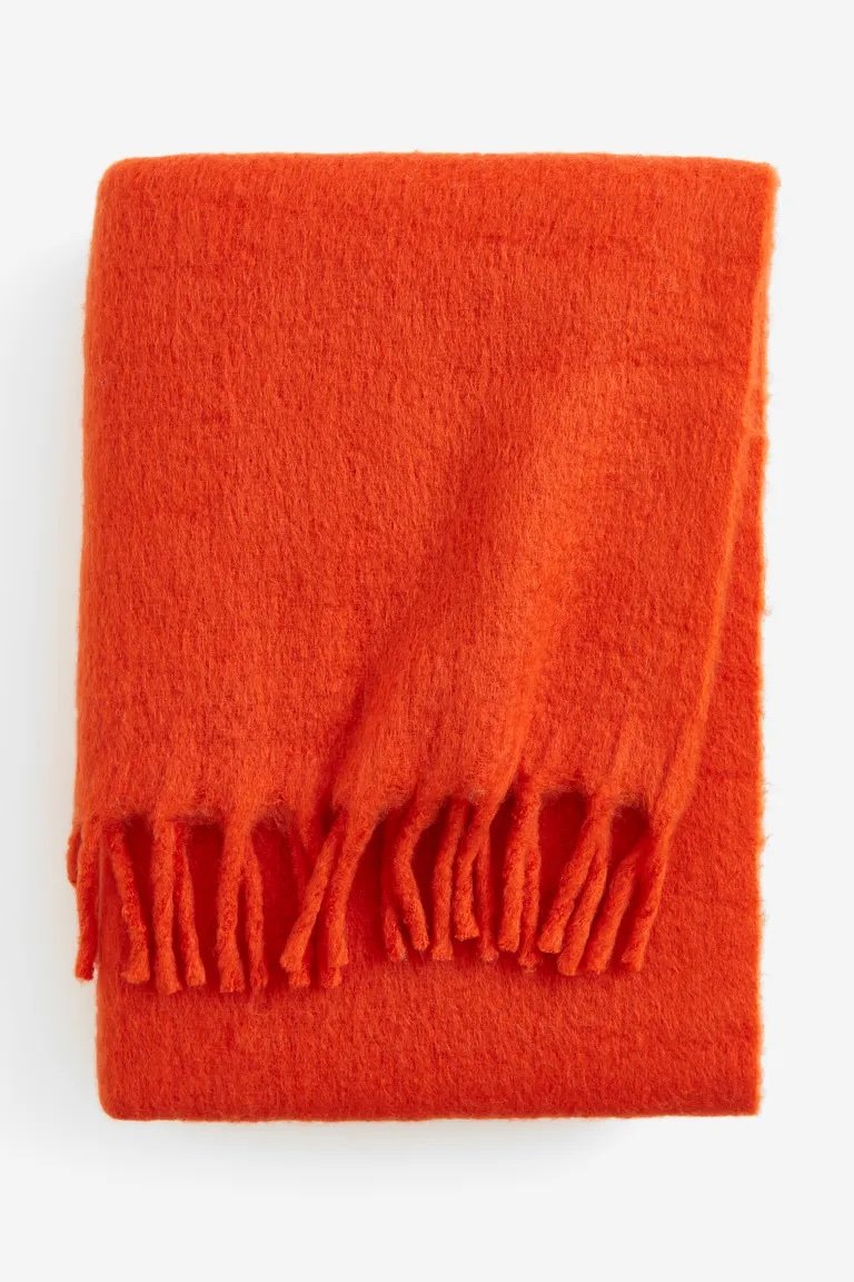 Wool-Blend Throw