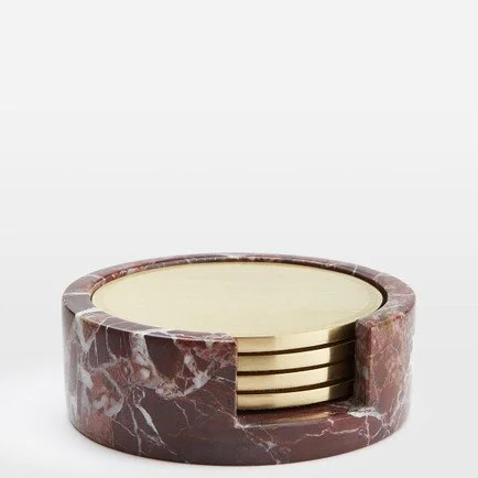 Metal Coasters/Marble Holder