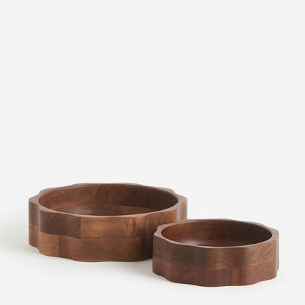 Wooden Bowls S/2