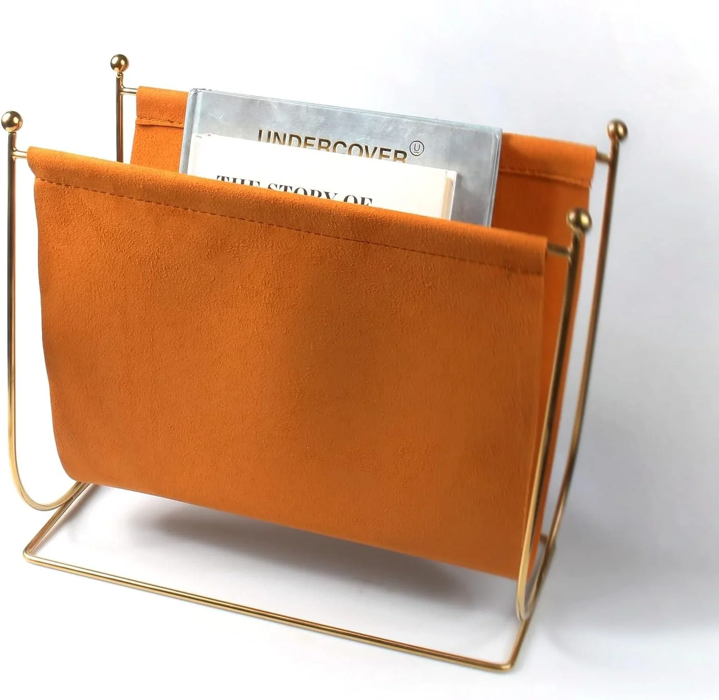 Leather Magazine Holder