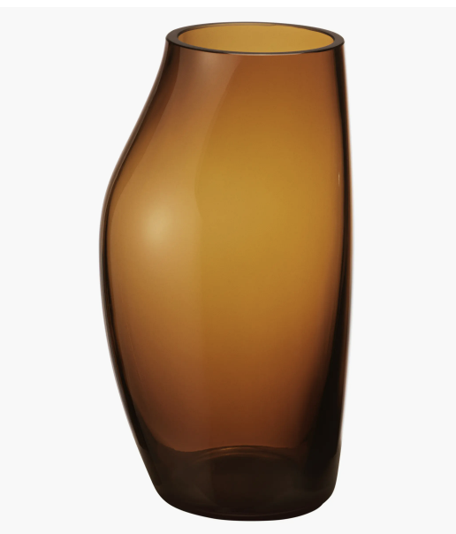 Amber Glass Vase