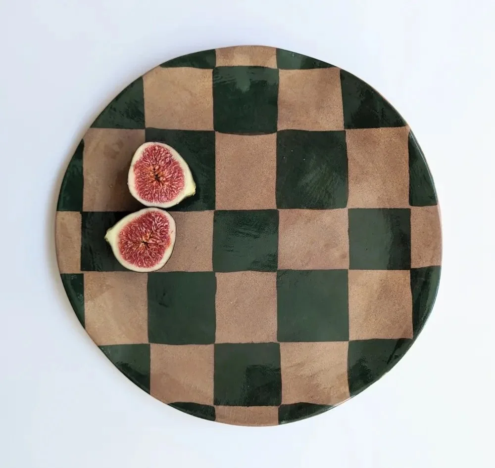 Check Serving Platter