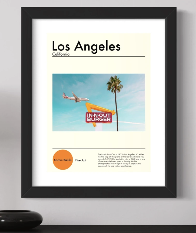 Los Angeles Art Poster