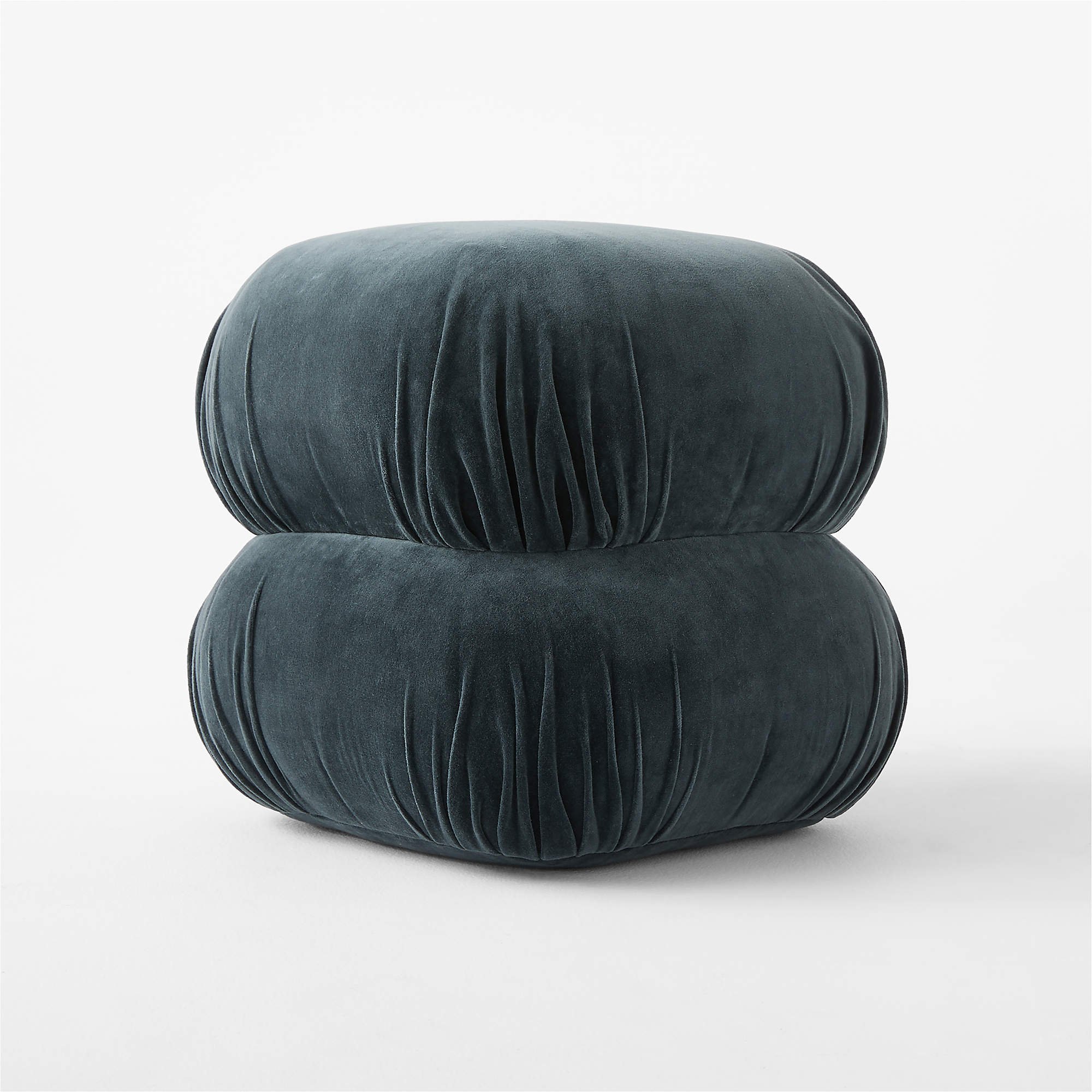 Ruched Pouf