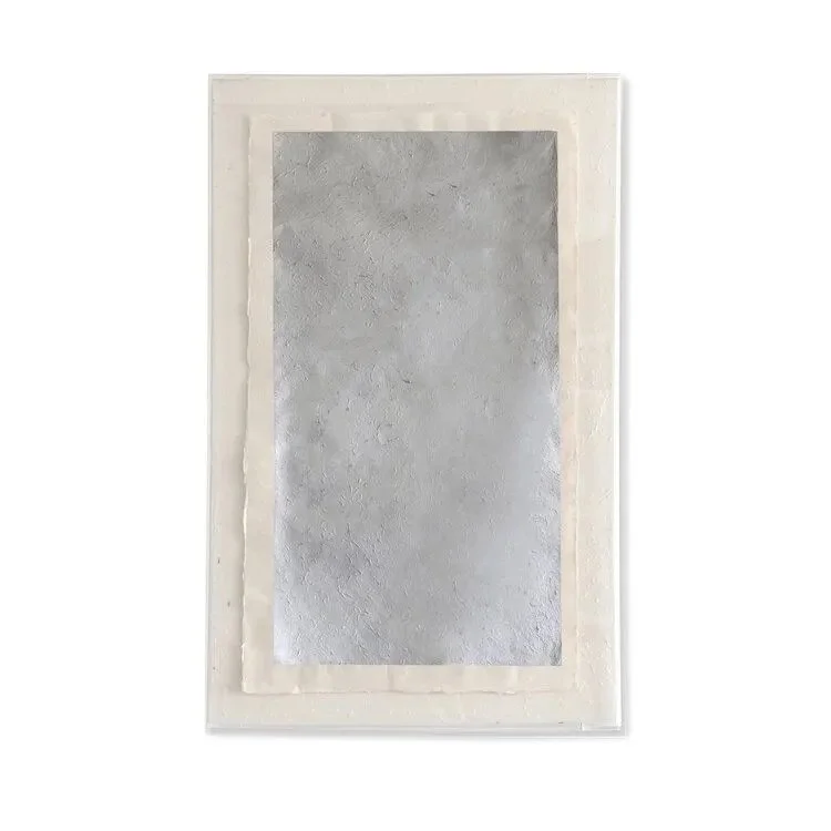 Fasci Di Luce Silver Painting