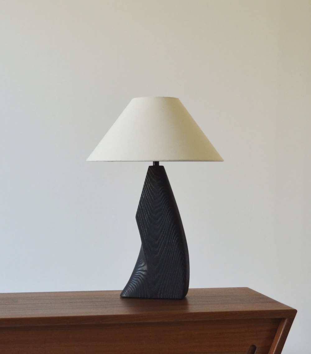 Black Ash Table Lamp
