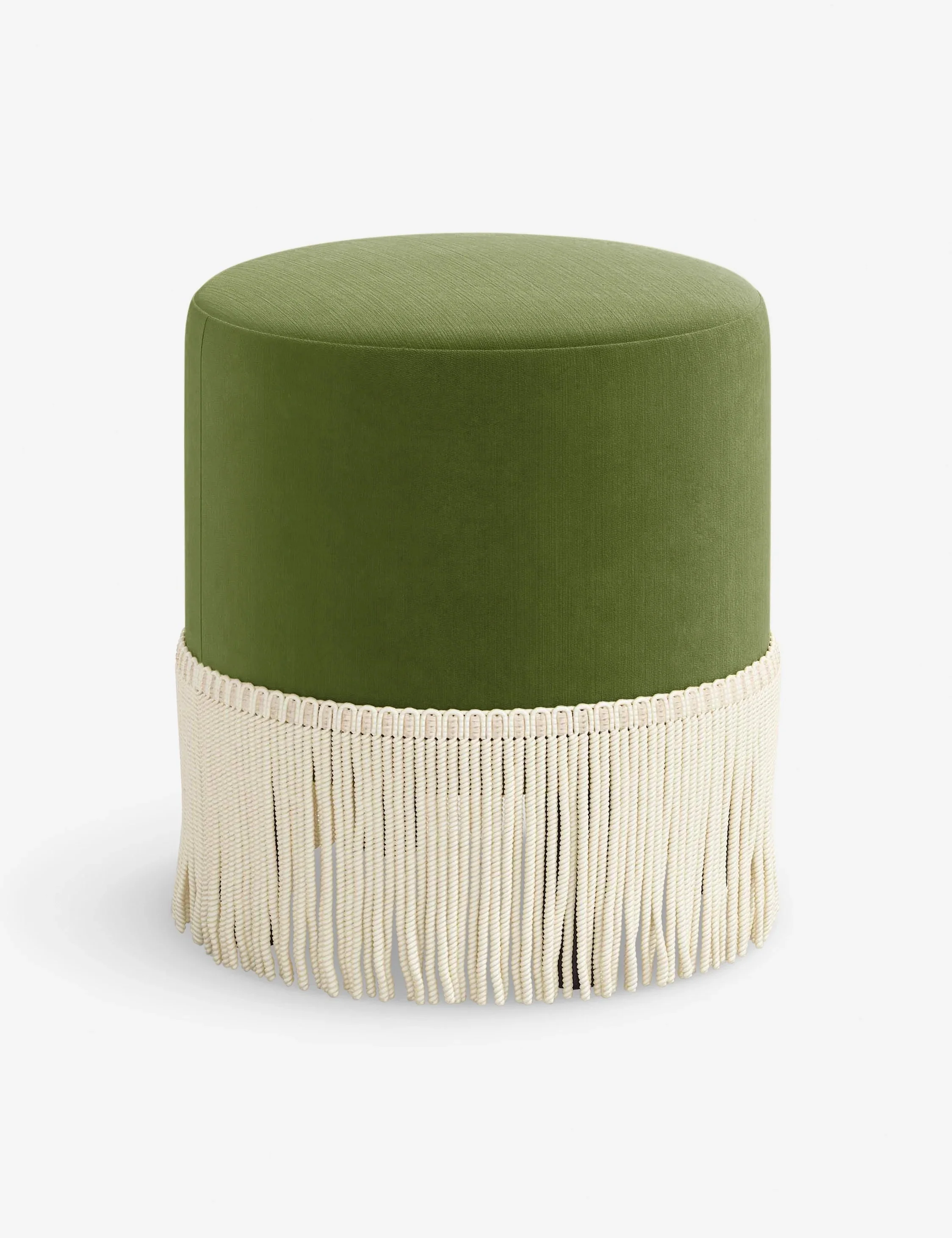 Velvet Ottoman