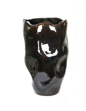 Brown Abstract Vase