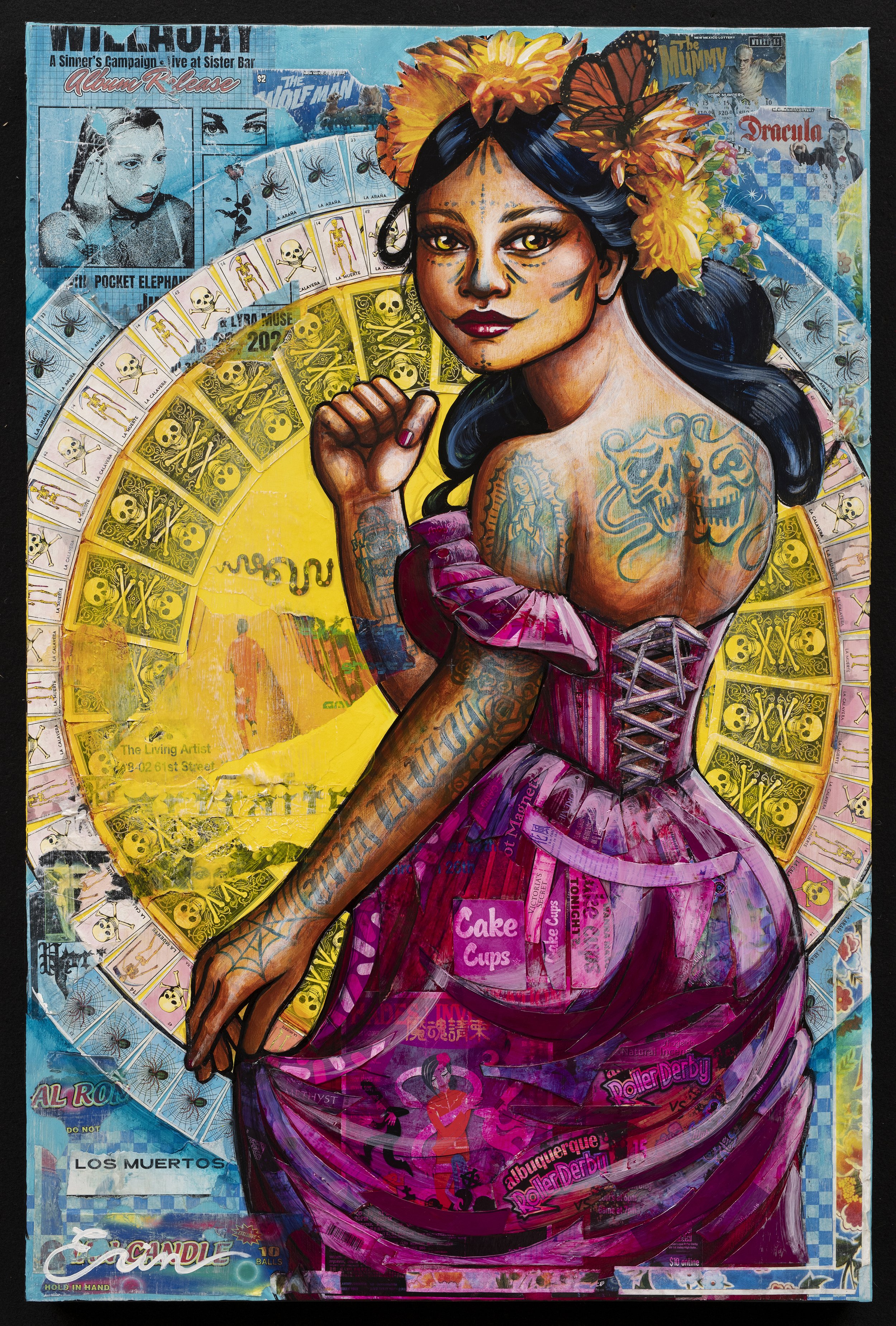La Catrina in Solidarity 36" x 24"