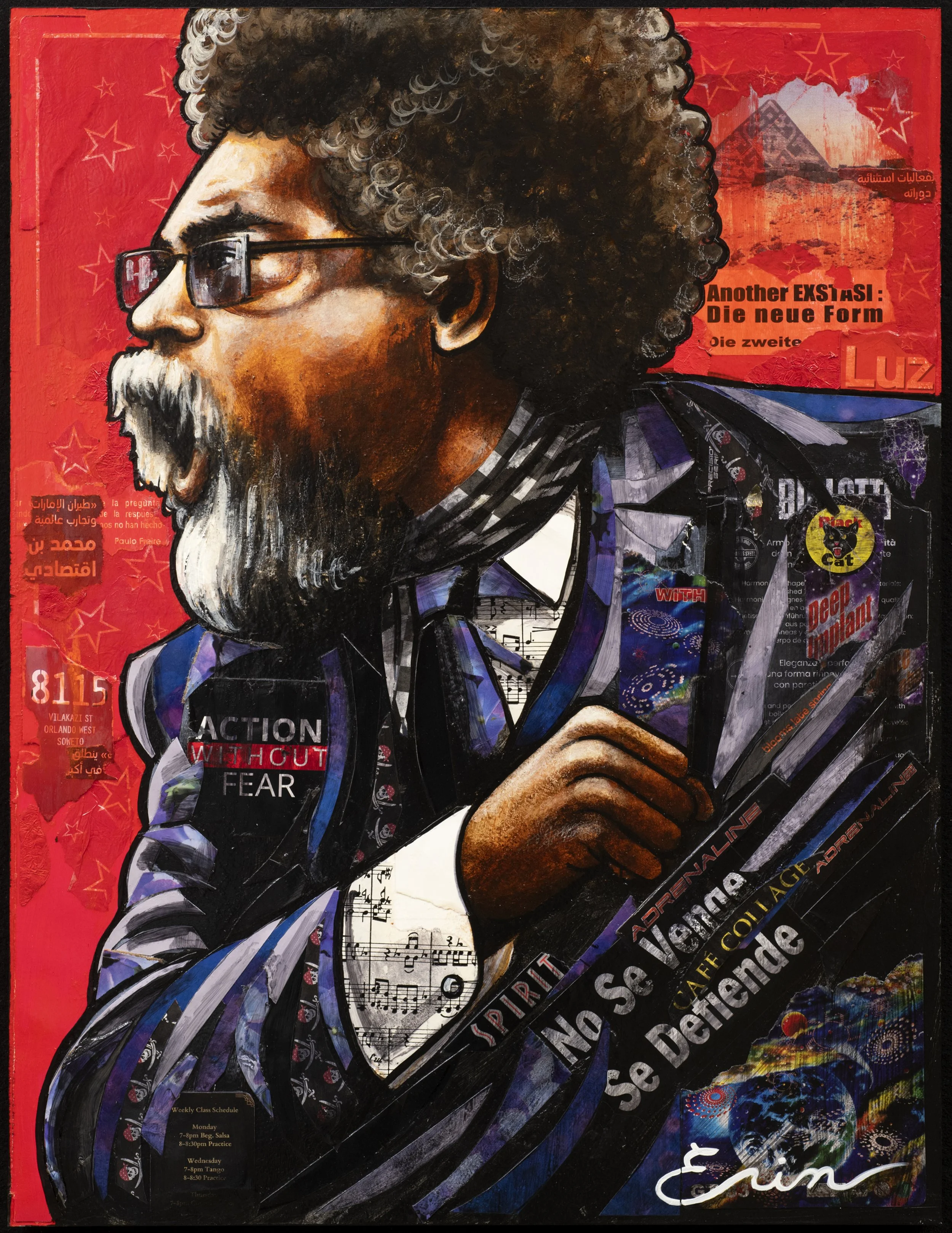 Dr. Brother Cornel West 24" x 18" Sold