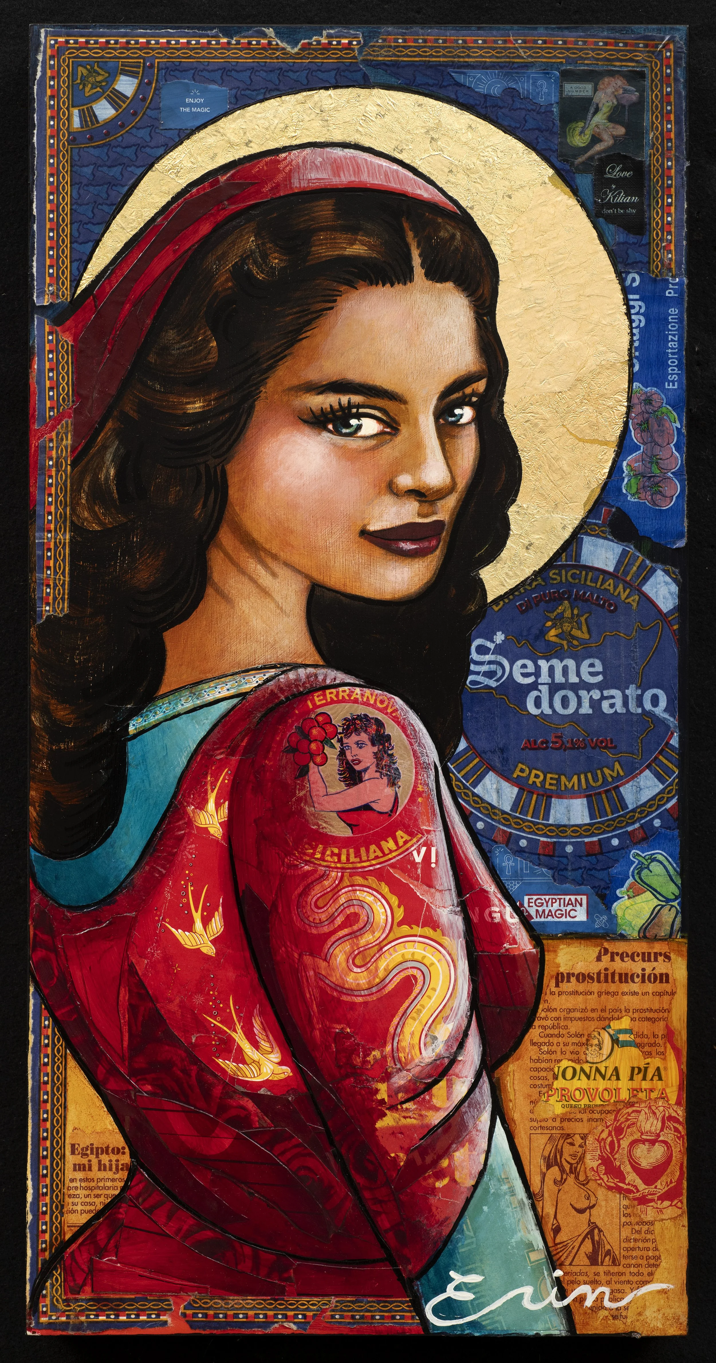 Santa Magdalena 24" x 12"