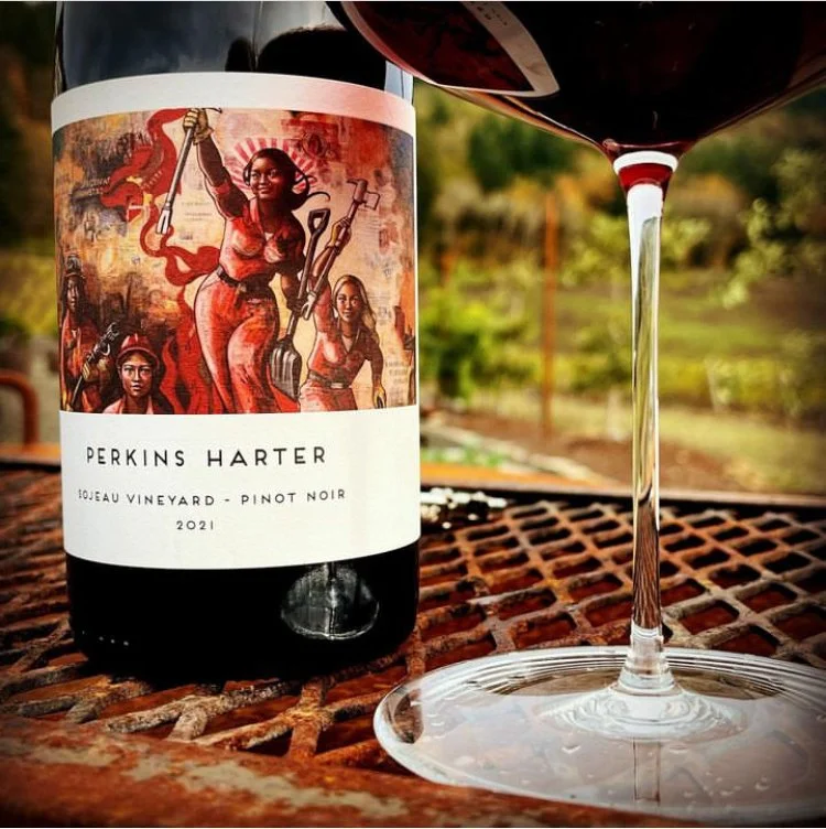 Perkins Harter Pinot Noir Label