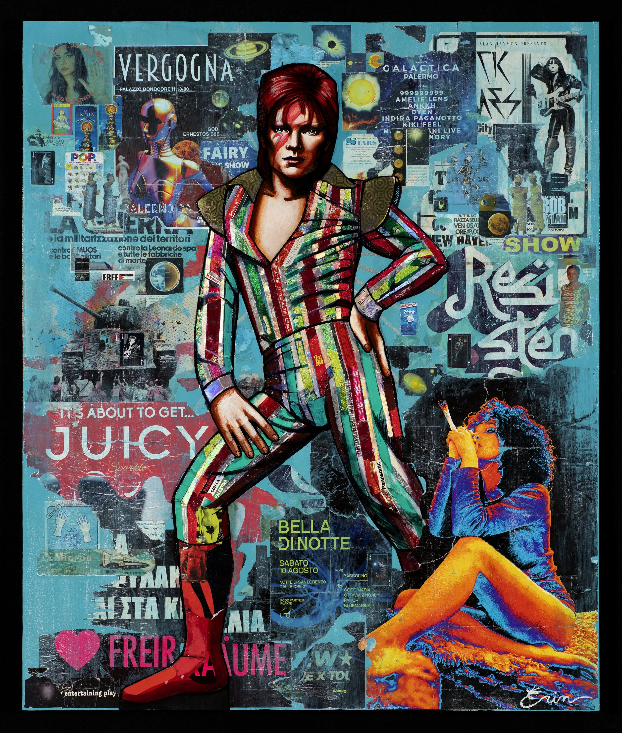 Bowie III 72" x 24"