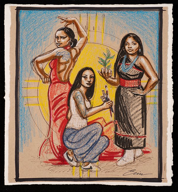 New Mexico Three Graces I