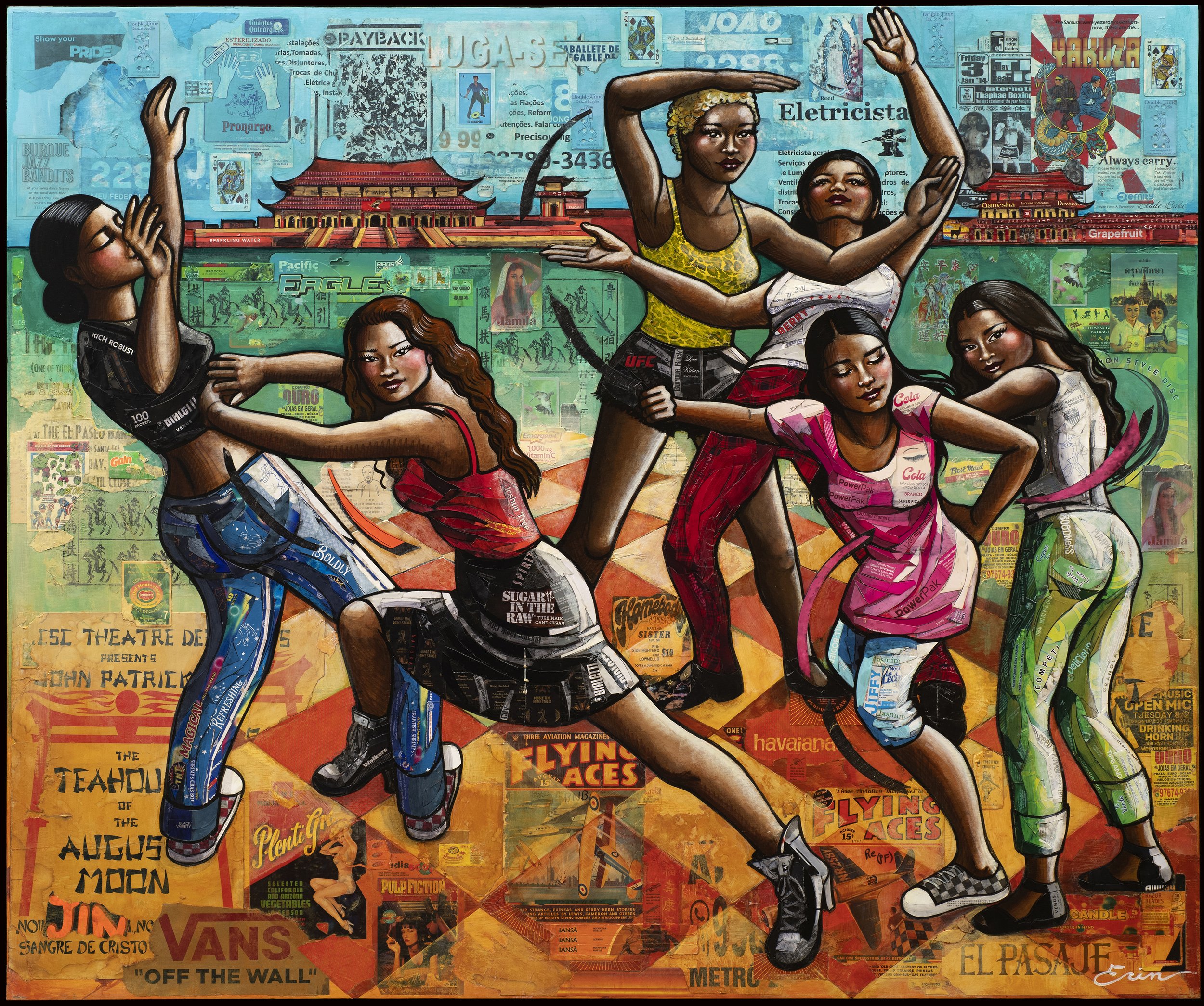 Bagua! 60" x 72" Sold
