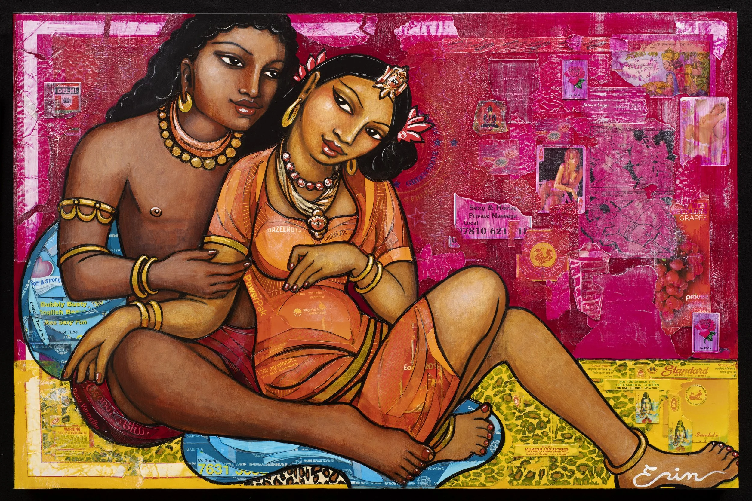 Cave Temple Lovers 24" x 36"
