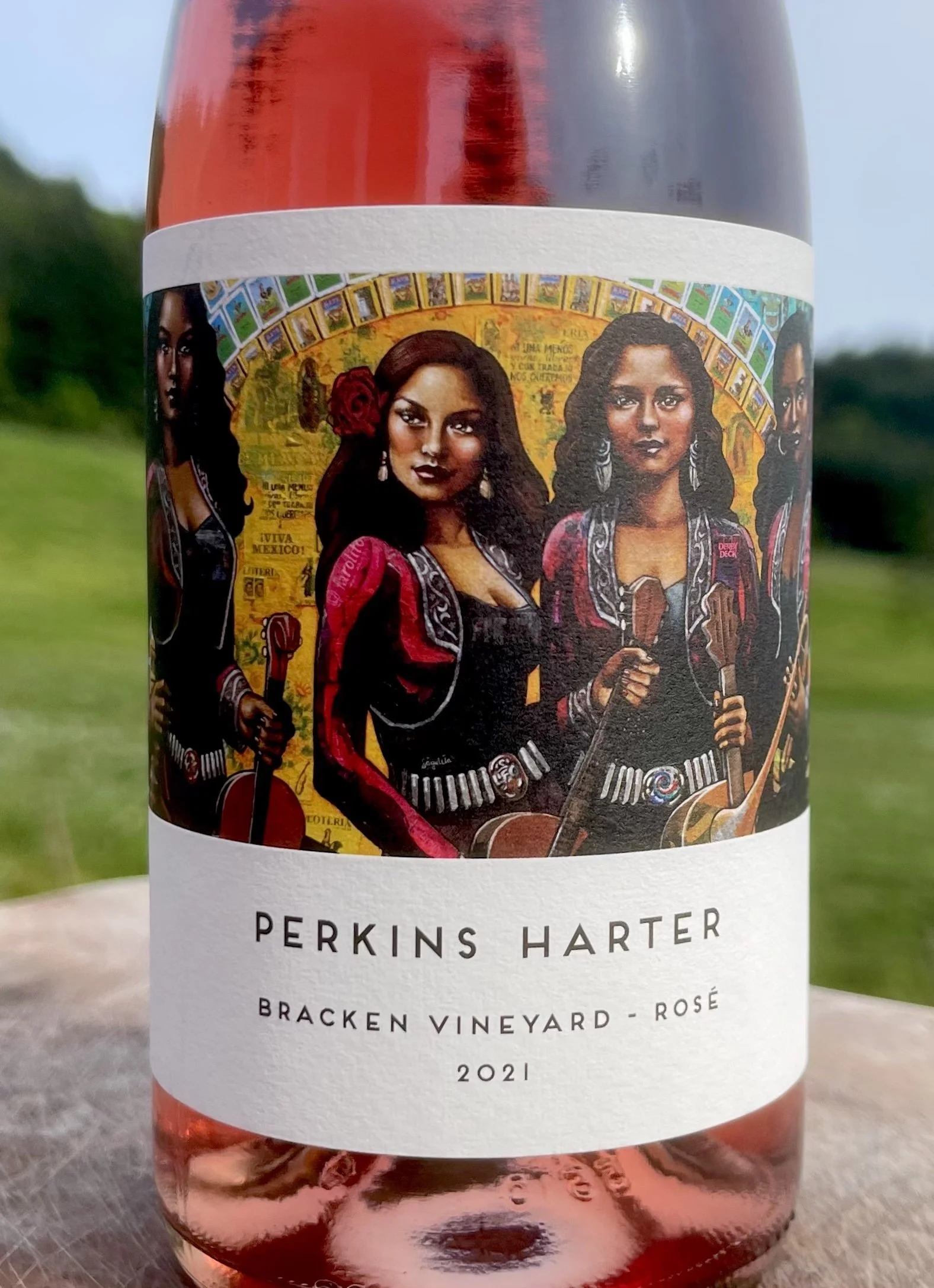 Perkins Harter Rose Label