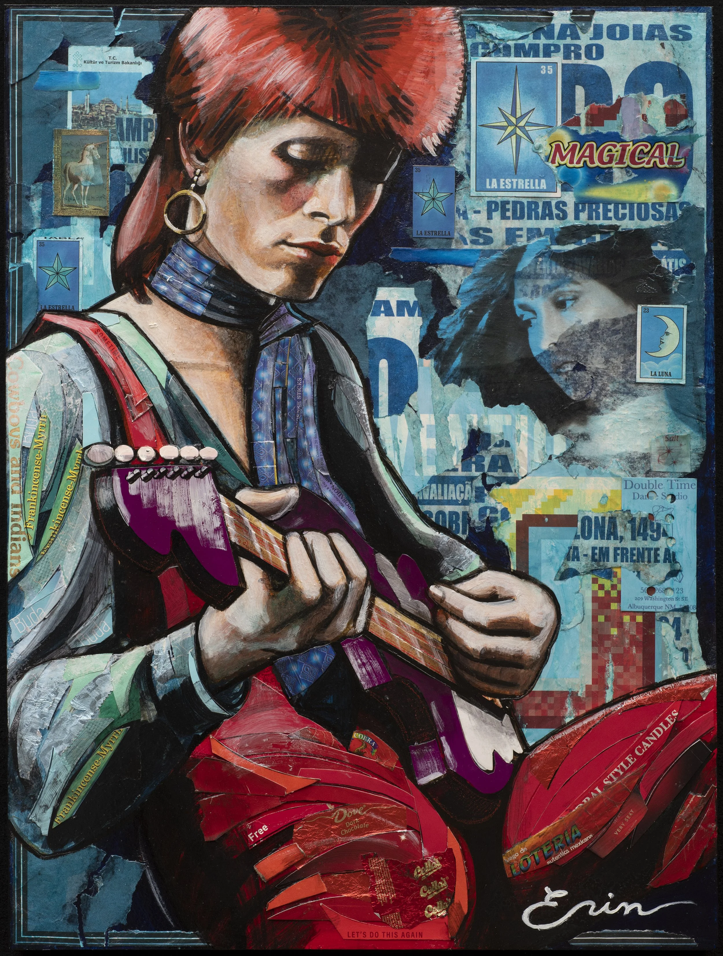Bowie II! 24" x 18"