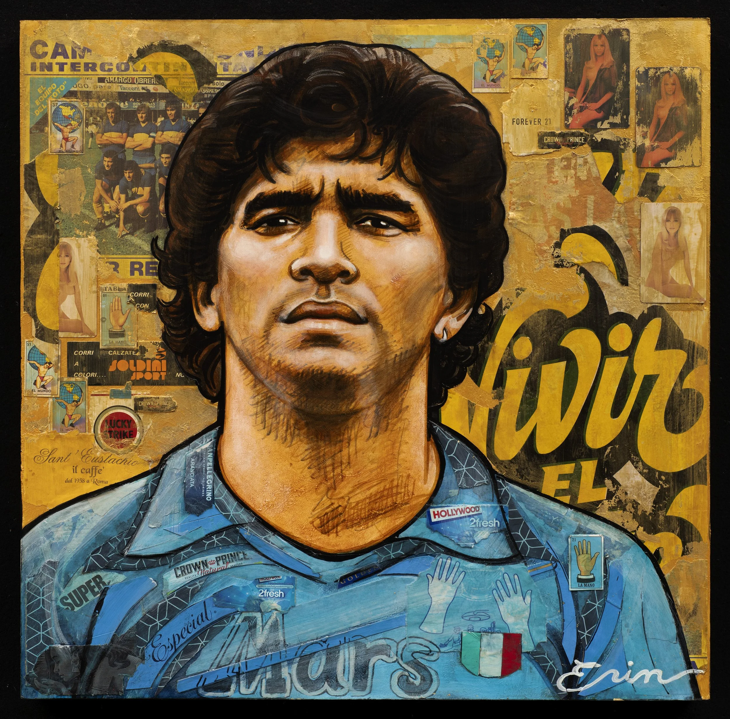 Diego Maradona 24" x 24"