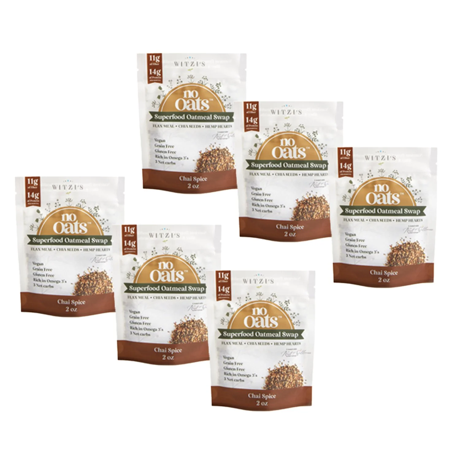 No Oats - Chai Spice, 2oz (6-Pack)