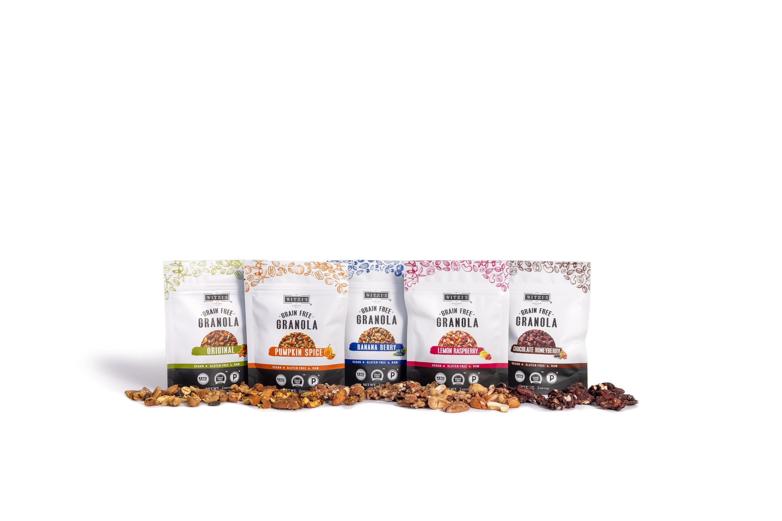 Granola Variety Pack, 2oz Pack of 5