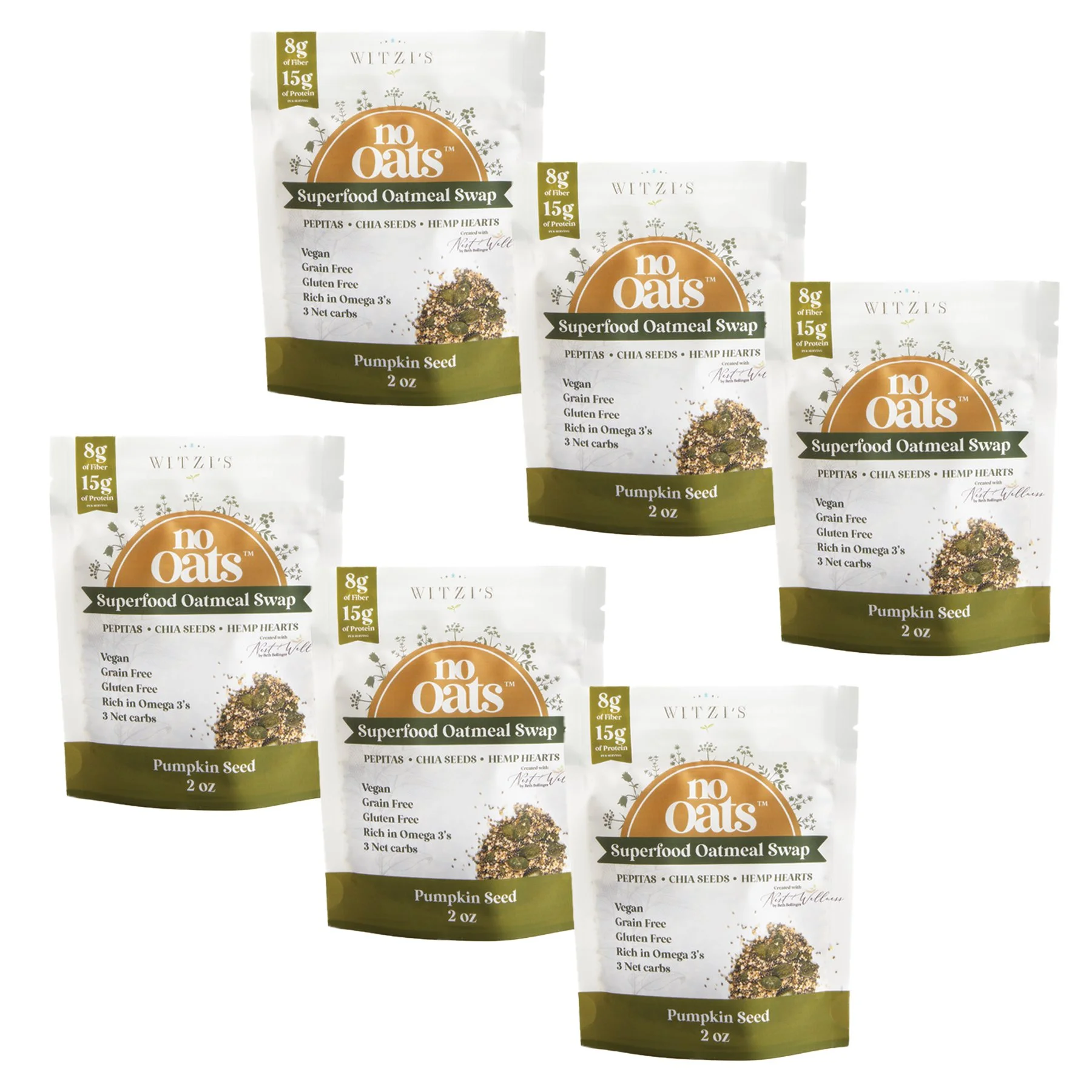 No Oats - Pumpkin Seed 2oz (6-Pack)