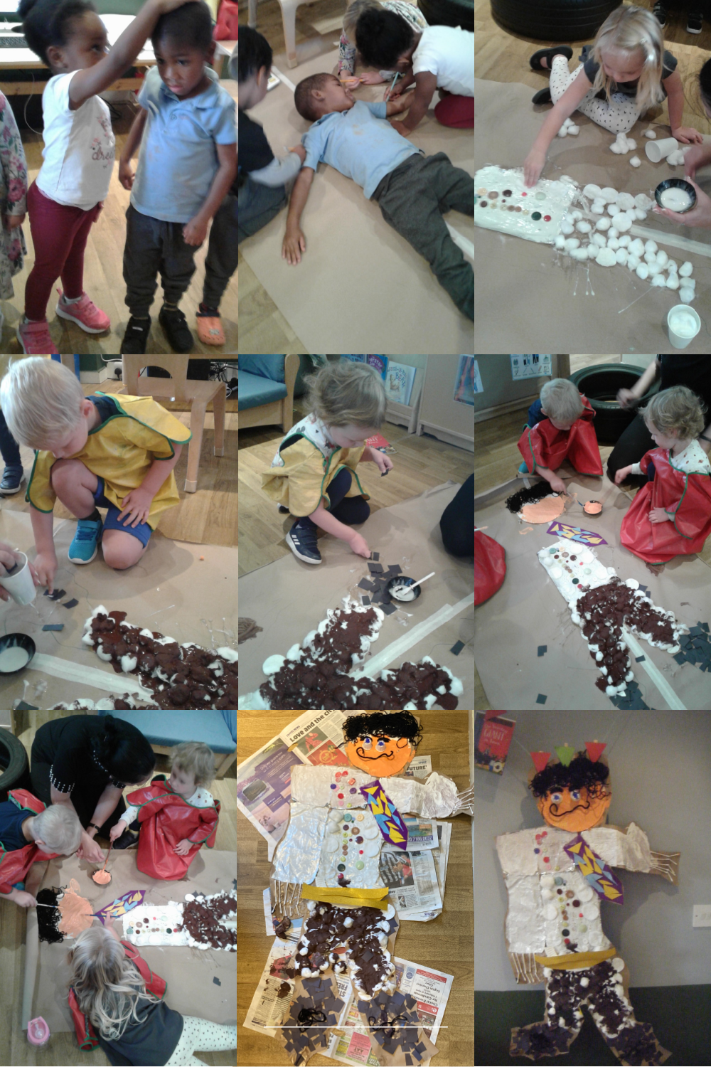 Reggio inspired project work of core book ‘The Smartest Giant in Town’