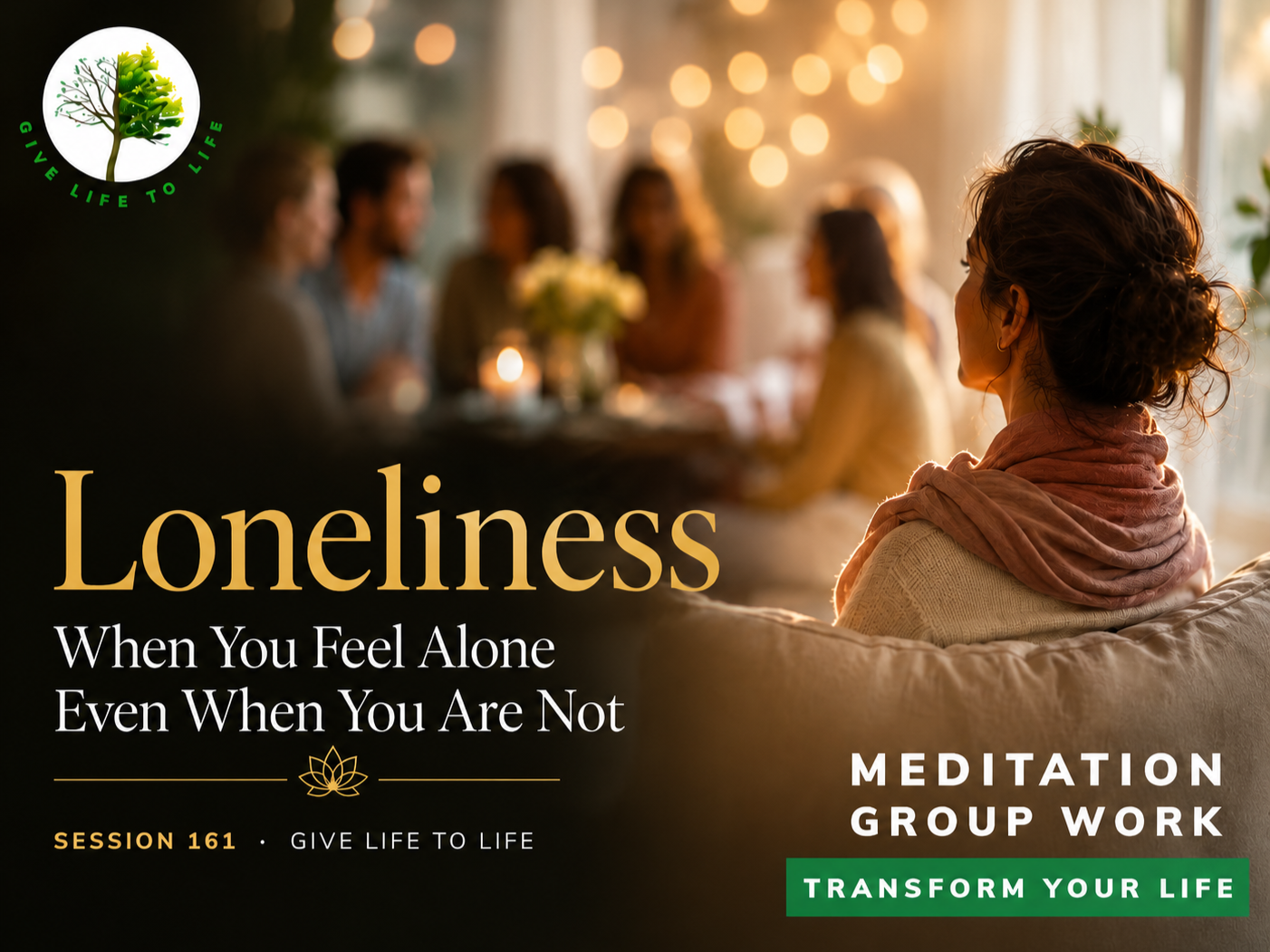 A guided session on the loneliness paradox, the belonging wound underneath it, and releasing the belief formed by it — teaching, inner work, and sound healing