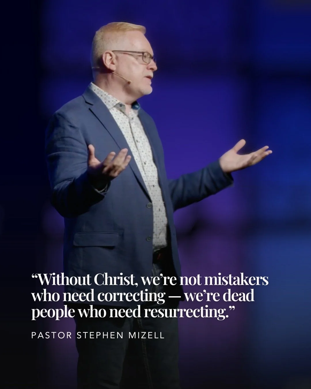 Grace isn&rsquo;t God helping the strong; it&rsquo;s God resurrecting the dead.