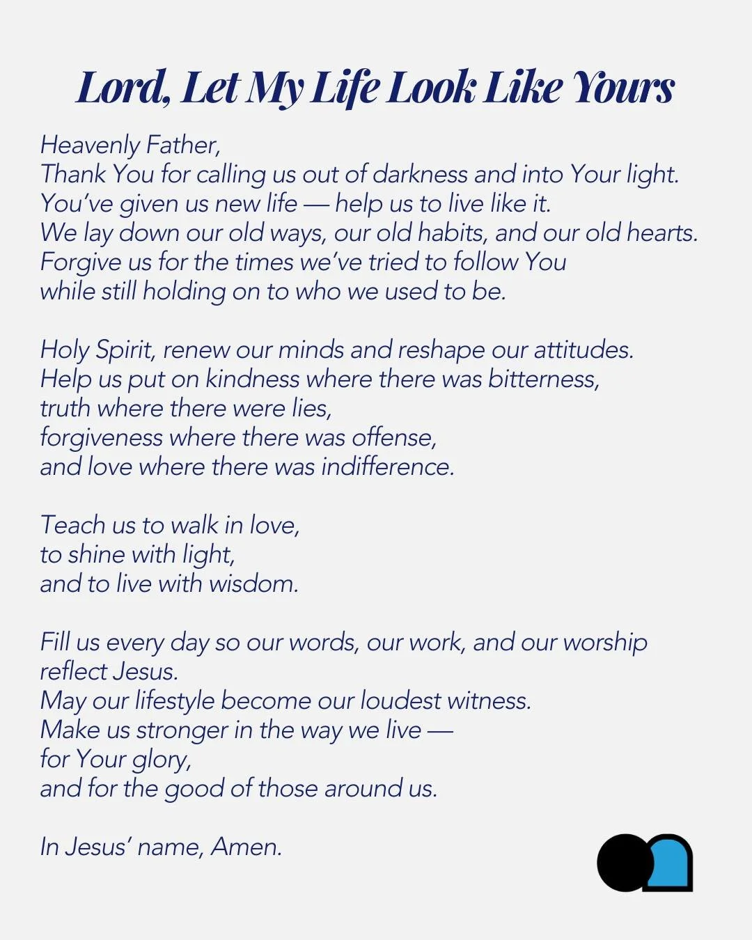 If Jesus lives in you, your lifestyle should make Him recognizable

Strength isn&rsquo;t proven by what you say you believe, but by how you choose to live.
