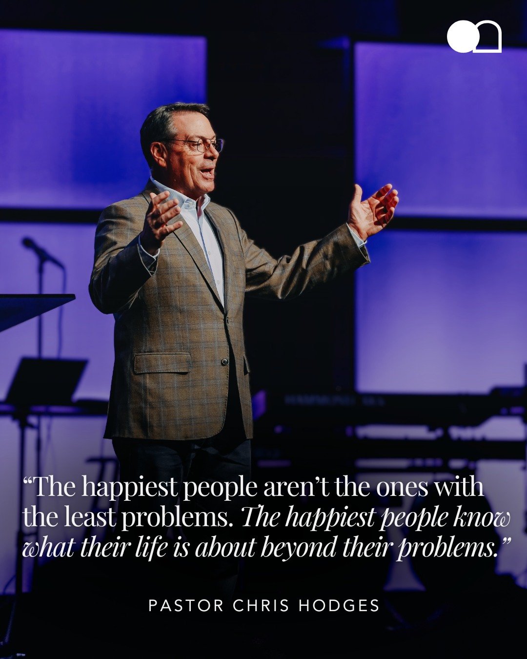 Problems are temporary; purpose is eternal. When we live in God&rsquo;s calling, challenges don&rsquo;t vanish but they no longer have the final word. Thank you Pastor Chris Hodges for challenging us to make a difference!

"For our present troub