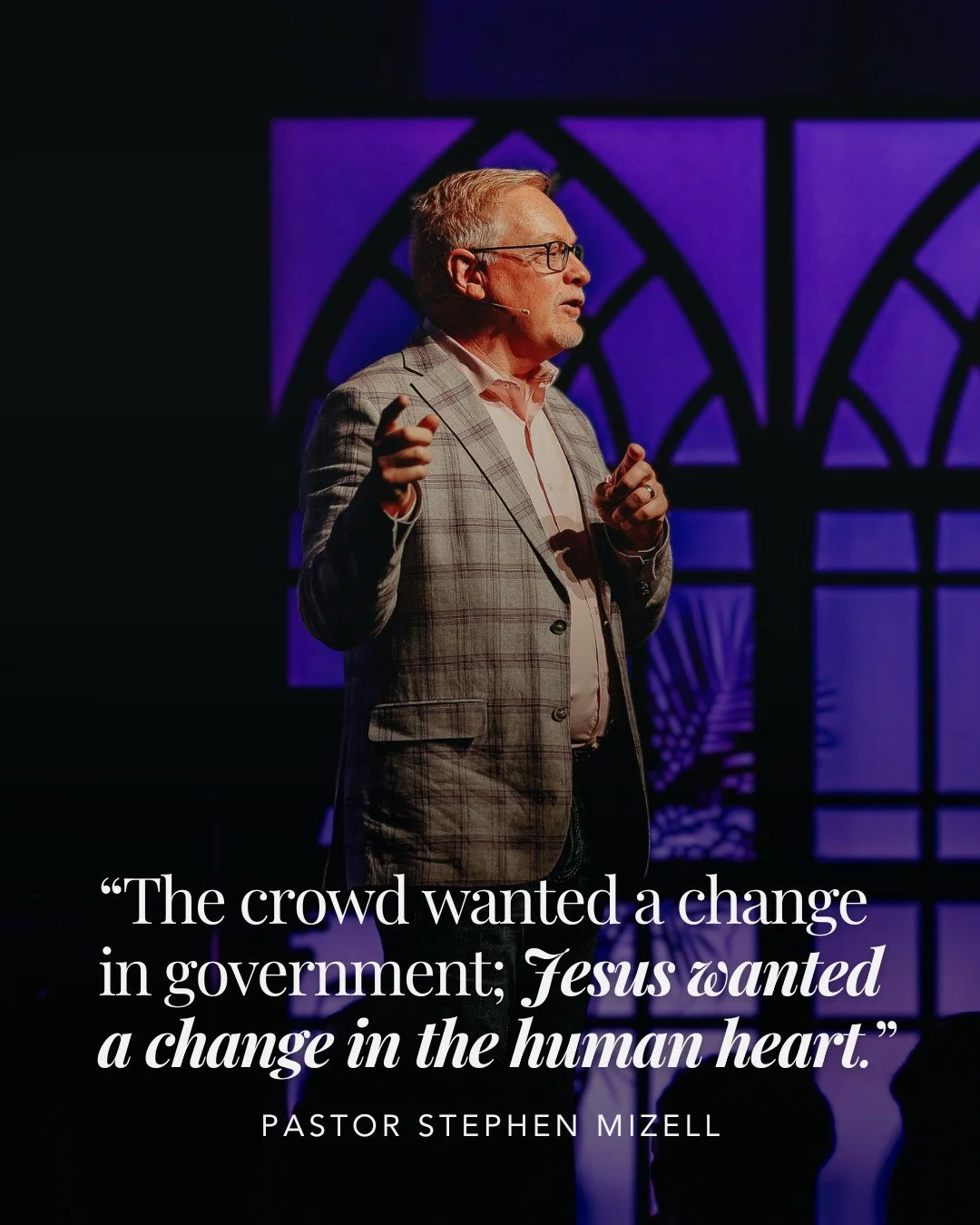 Do you want a King you can control&hellip;
Or a Savior you have to surrender to?
#PalmSunday