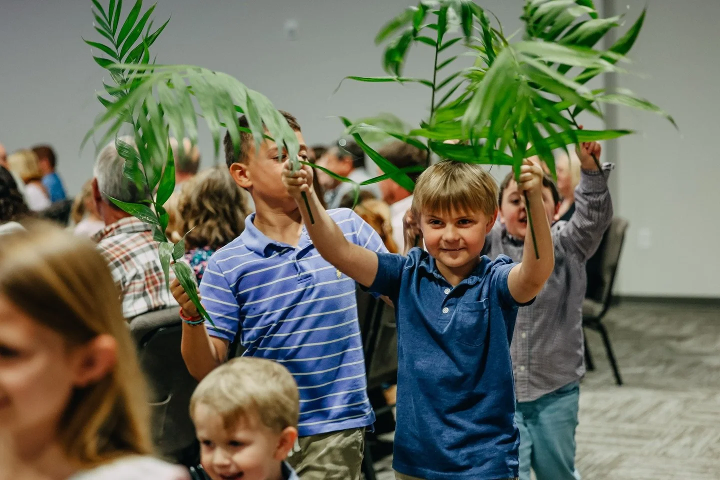 🌿 Palm Sunday at our Bertie Campus 🌿

"Rejoice, O people of Zion! Shout in triumph, O people of Jerusalem! Look, your king is coming to you. He is righteous and victorious, yet he is humble, riding on a donkey&mdash; riding on a donkey&rsquo;s