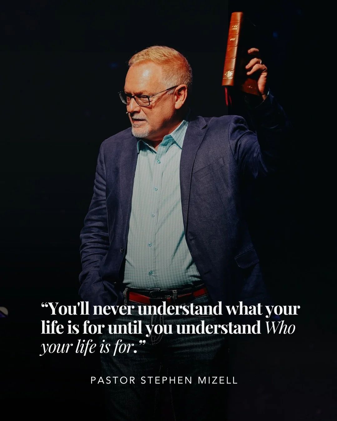 Jesus didn&rsquo;t come to become part of your life. He came to become Lord of your life.

Purpose isn't something you have to chase.

It's a life you surrender.