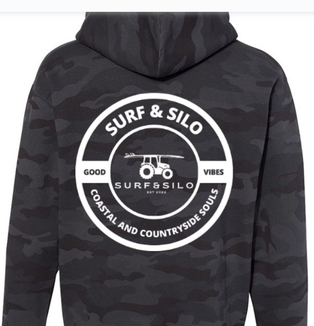 Surf Tractor Good Vibes Logo Hoodie Sweatshirt