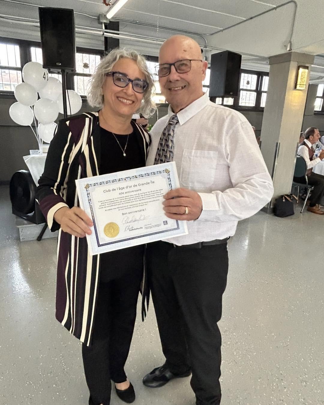 (Photo) 40e anniversaire du Club de l'Âge d'or de Grande Île