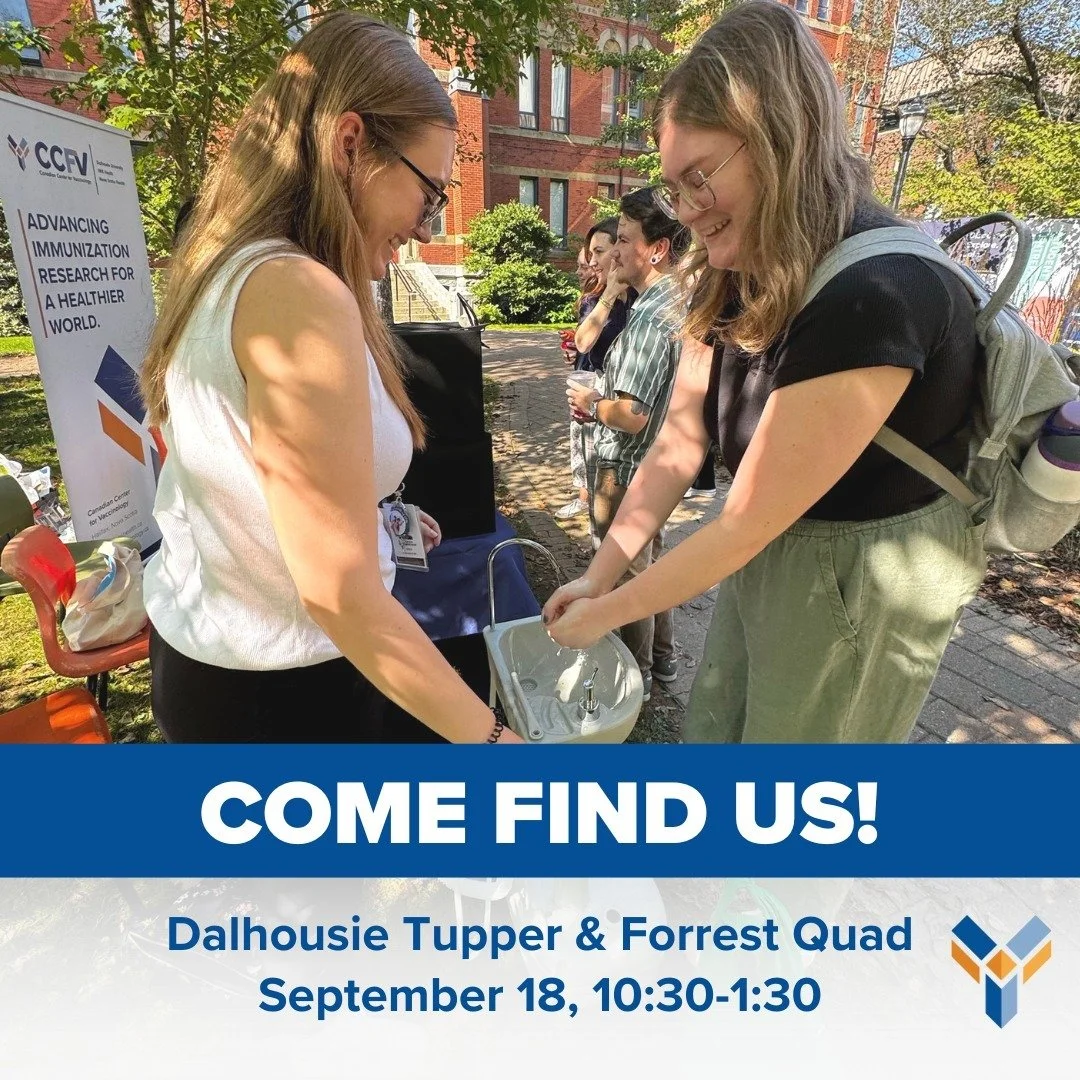 We're here at Open Street Innovation until 1:30 pm! 🧼

Spot the germs you miss when handwashing with our UV light station, and learn about how you can be part of innovation in vaccine research. 

#DalhousieUniversity #DalInnovationWeek2024 #DiseaseP