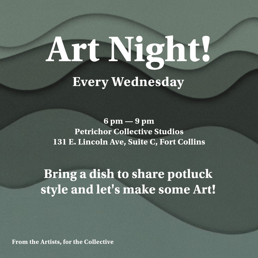 🎨 Art Night - Free Event for all 🌿 Every Wednesday