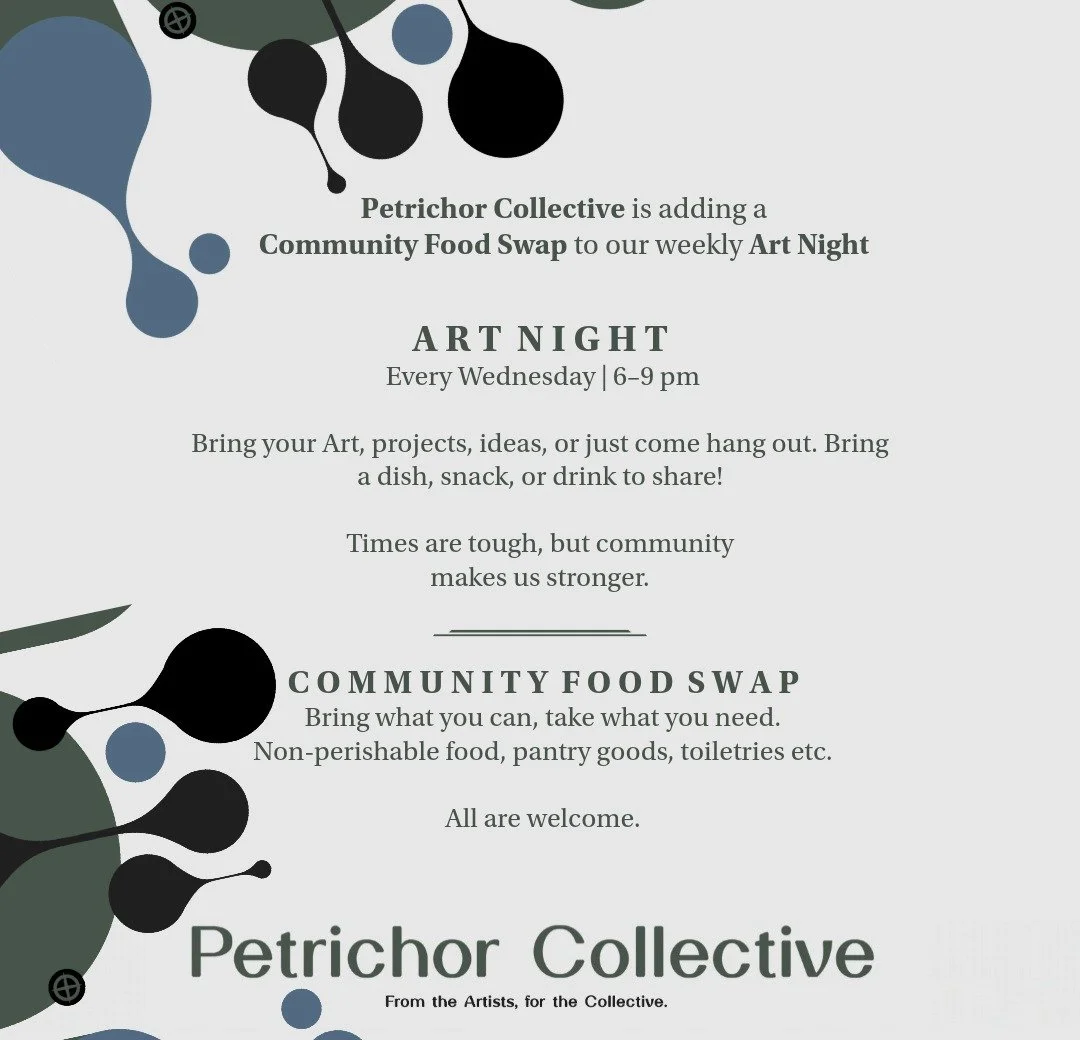 🎨 Art Night/Food Swap - Free Event for all 🌿 Every Wednesday