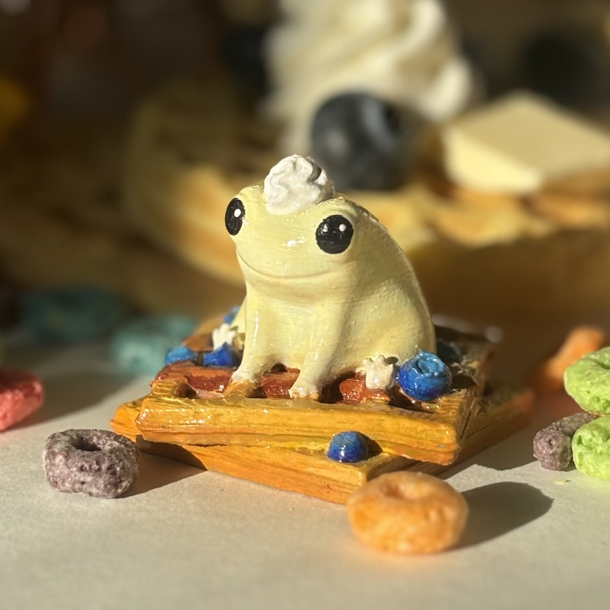 Paint Your Own Breakfast Frog