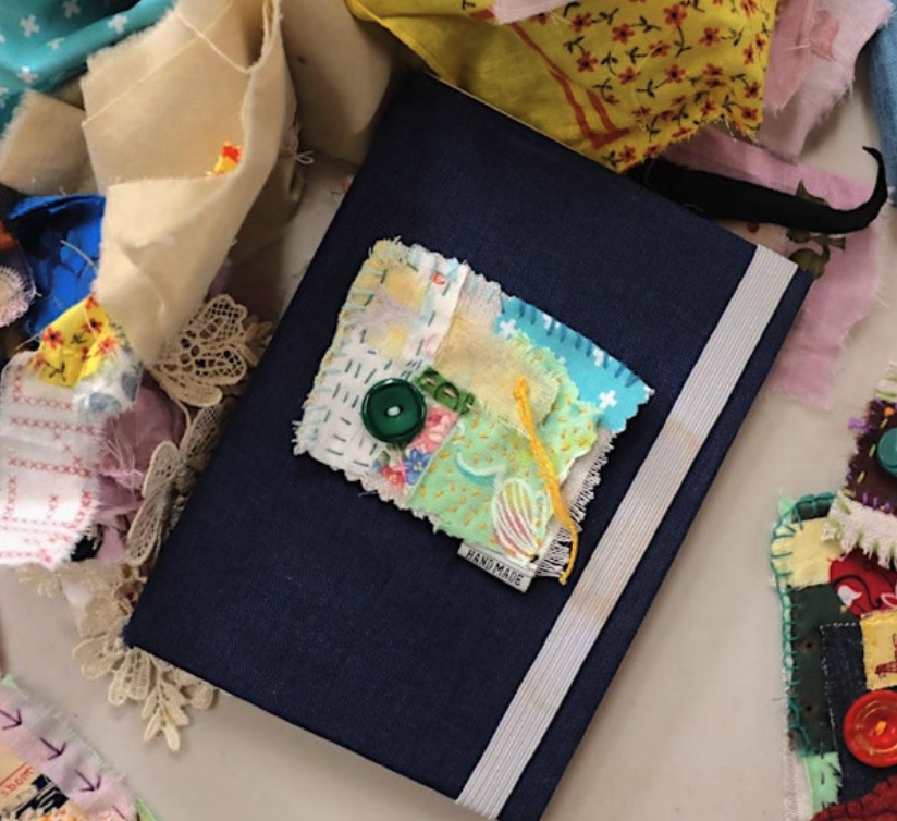 Patchwork Collage Bookmaking Series –Workshop 1 - Patchwork Collage Book cover