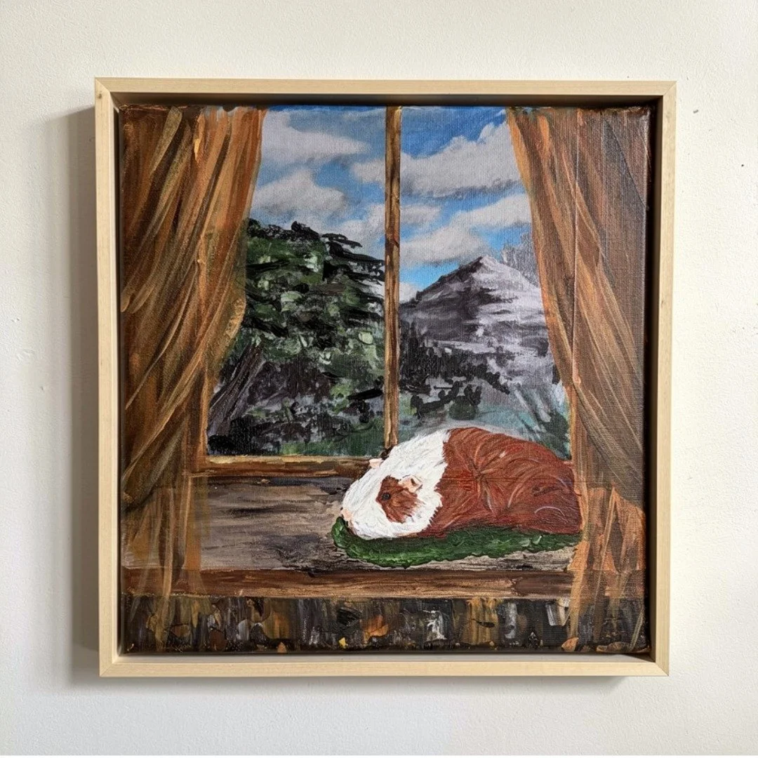Guinea Pig Painting: The Next Brushstroke