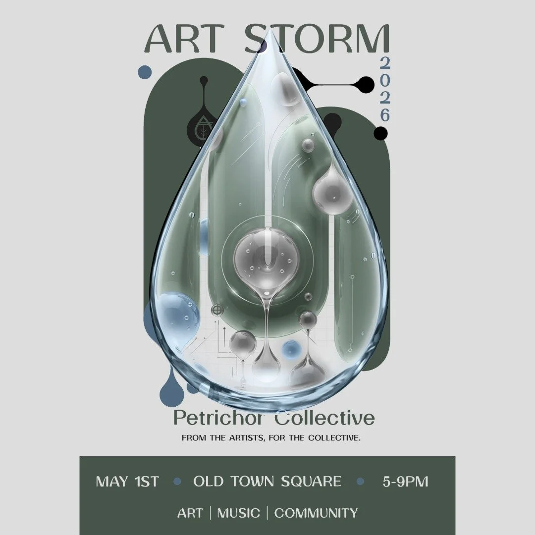 Petrichor Collective's First Friday Art Storm on old town Square | Free Art Week Event!