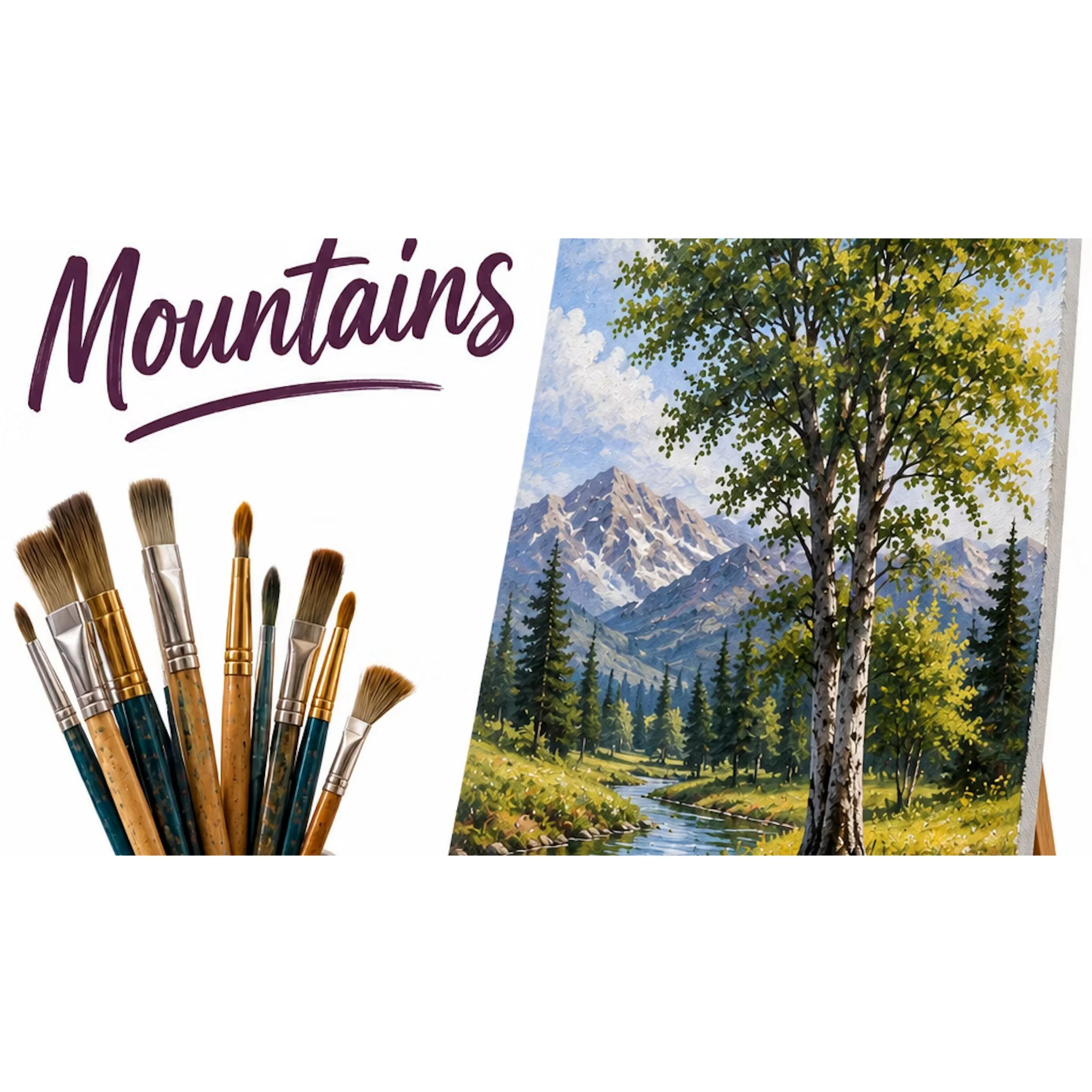 Painting Trees and Mountains with Susan Pedersen