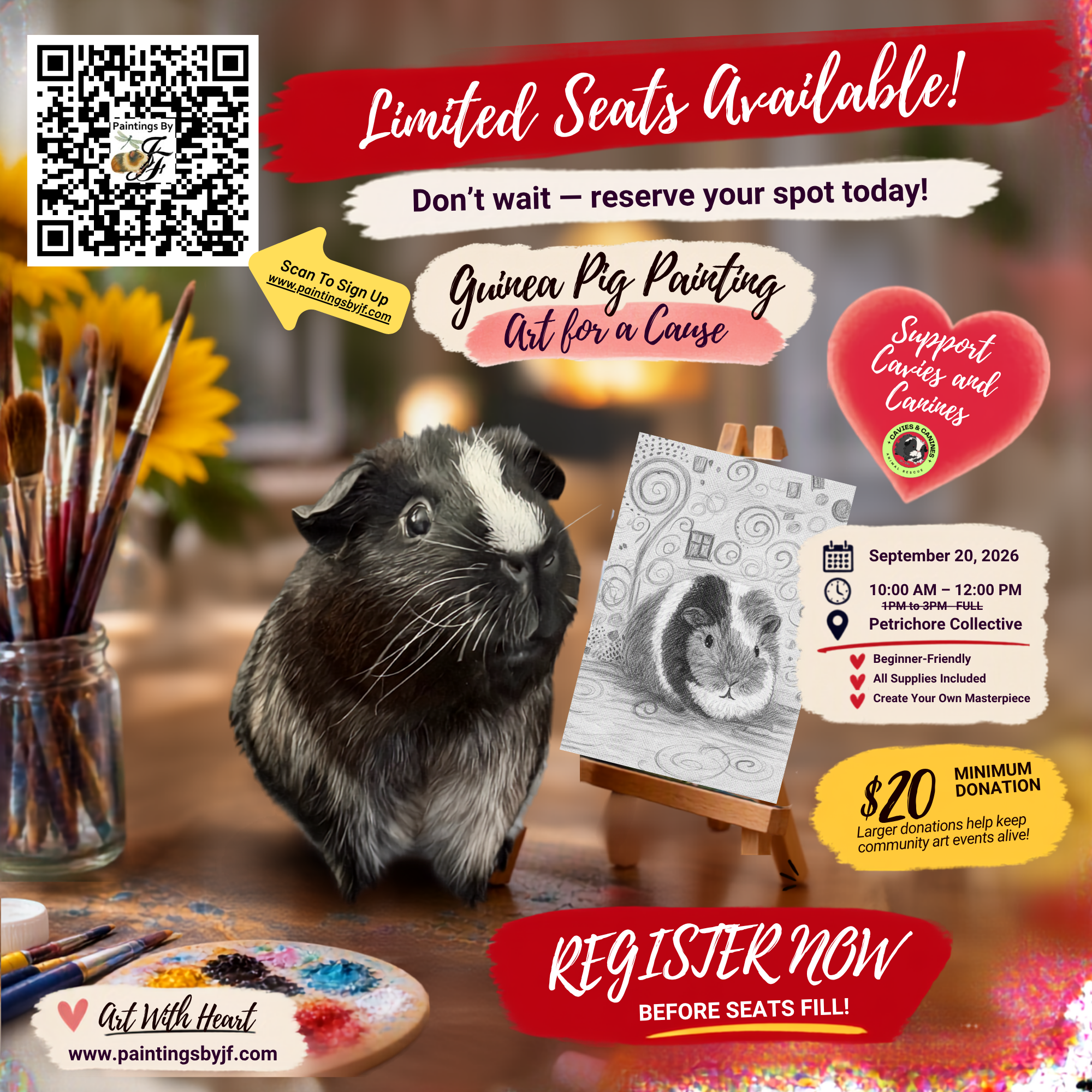 Guinea Pig Painting: Art For A Cause