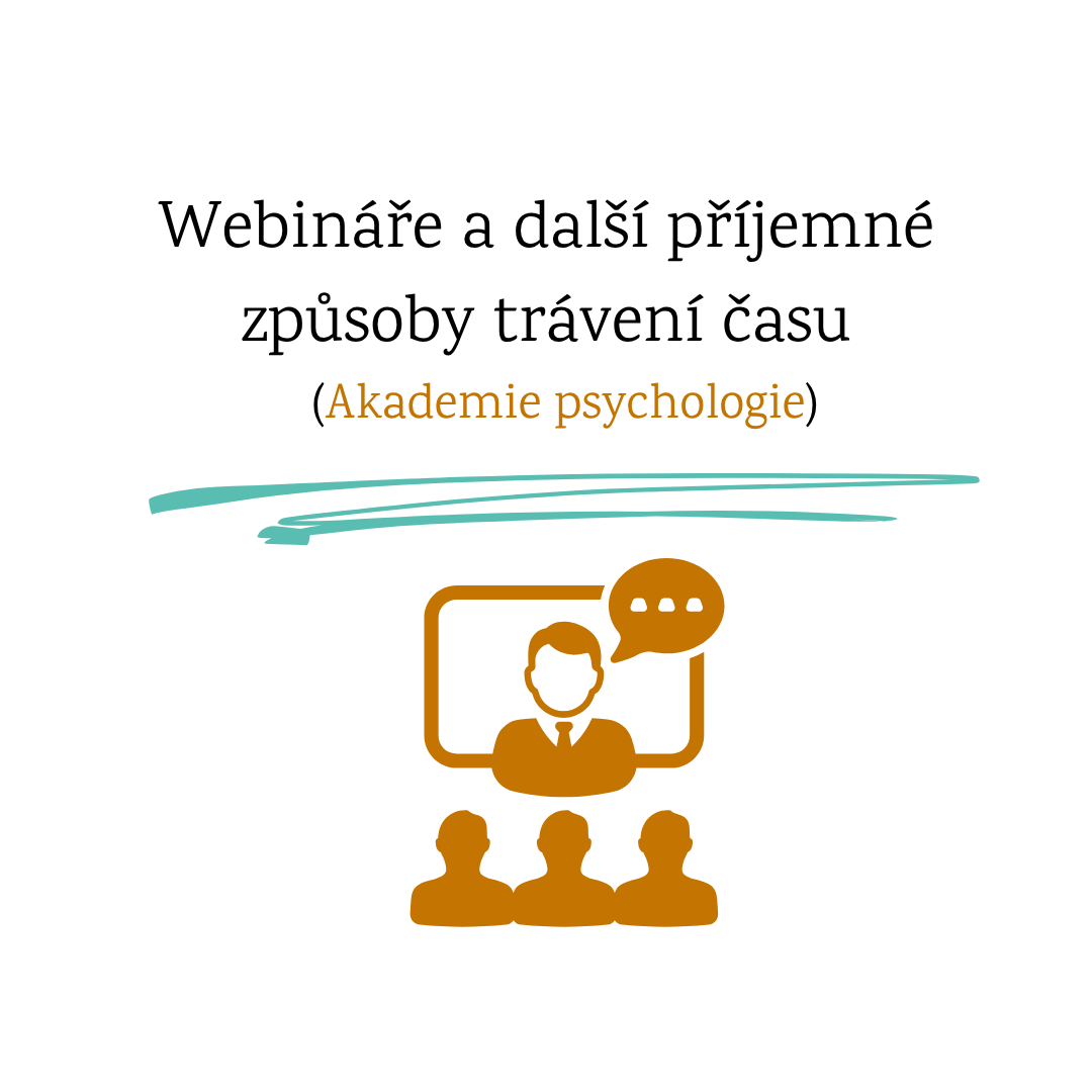 Přednášky, webináře a další příjemné způsoby trávení času