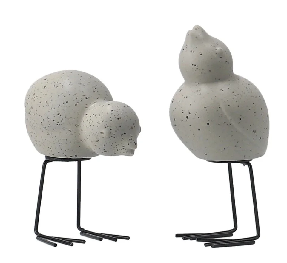 DBKD Swedish Birds Osterdekoration 2er Pack Mole dot