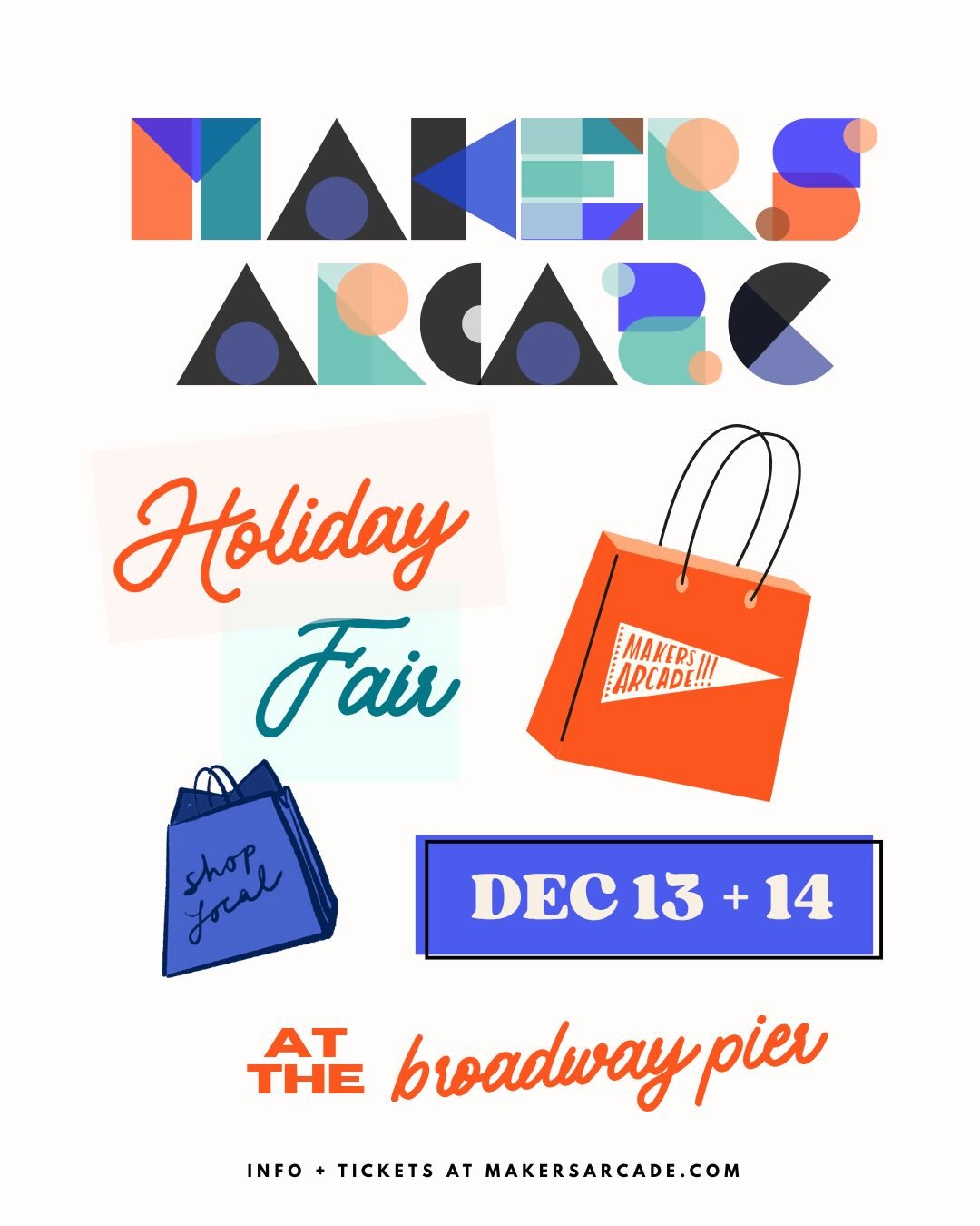 Come shop our jackets and kimonos at the @makersarcade Holiday Fair 2025, San Diego&rsquo;s largest handmade holiday festival of the year &mdash; happening Saturday, December 13 (10AM&ndash;5PM) and Sunday, December 14 (11AM&ndash;8PM) at Broadway Pi